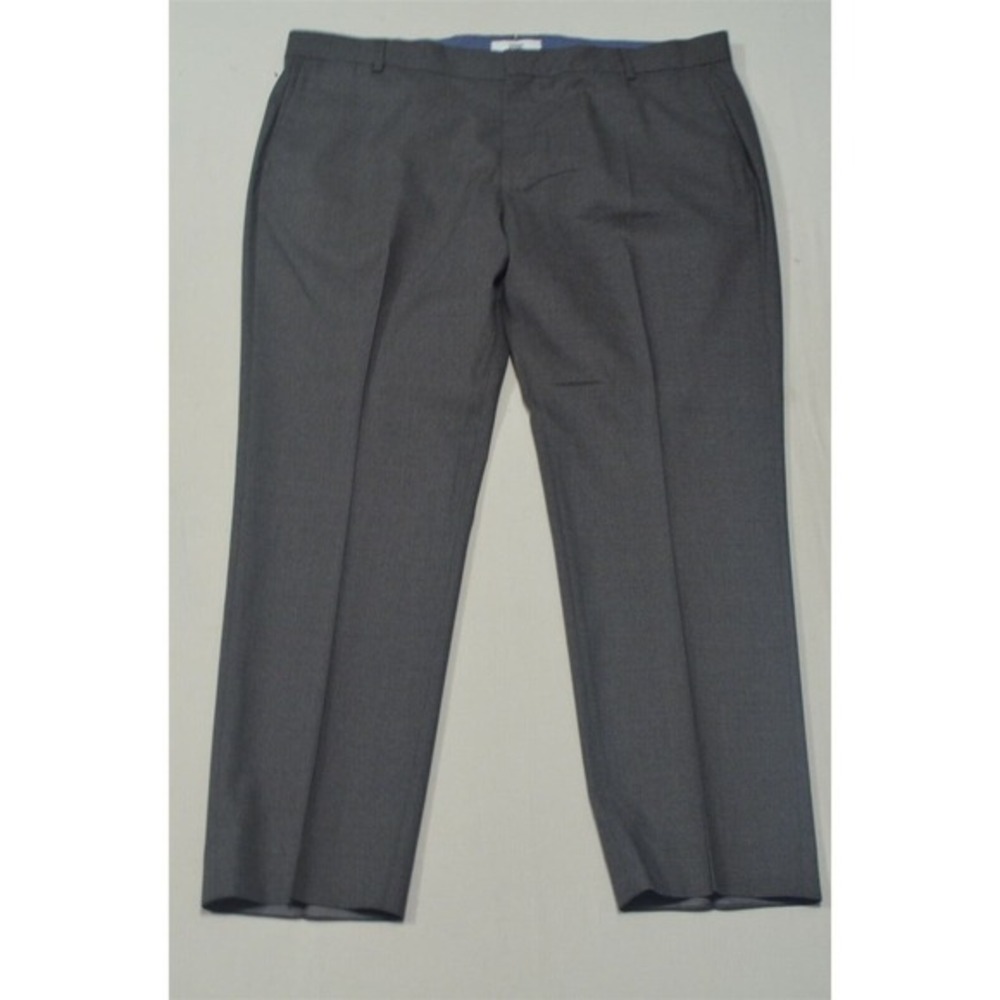 SPOKE 40‎ x 30 Gray Trouser Build B Slim Wool Dress Pants